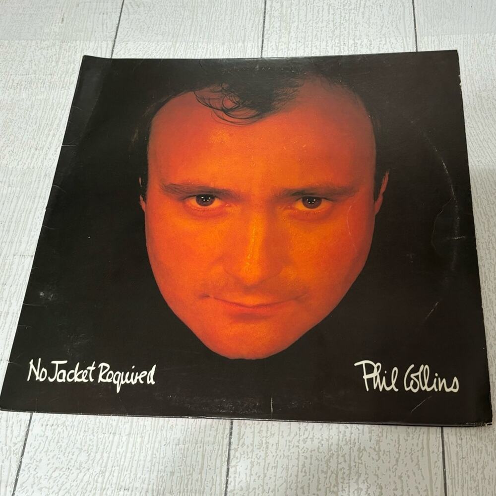 Phil Collins No Jacket Required 1985 Vinyl LP Atlantic